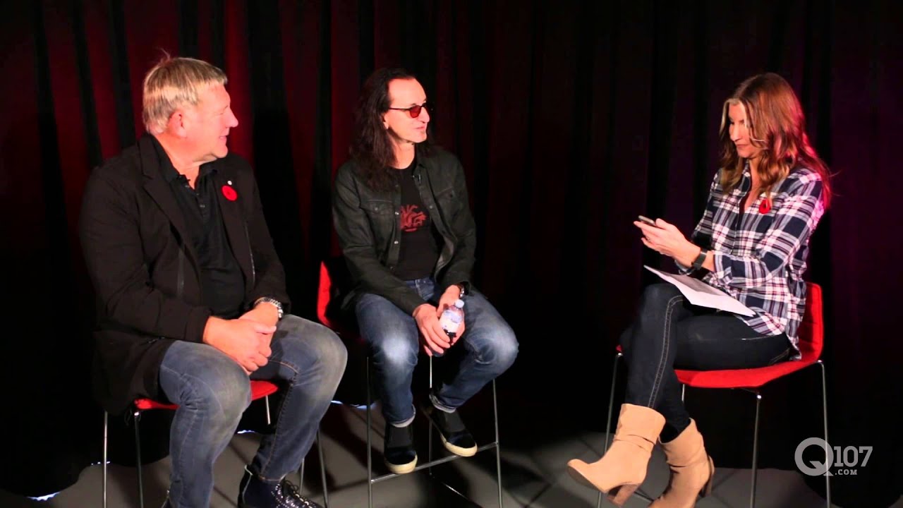 RUSH Answer Questions From Their Fans - Interview @ Q107