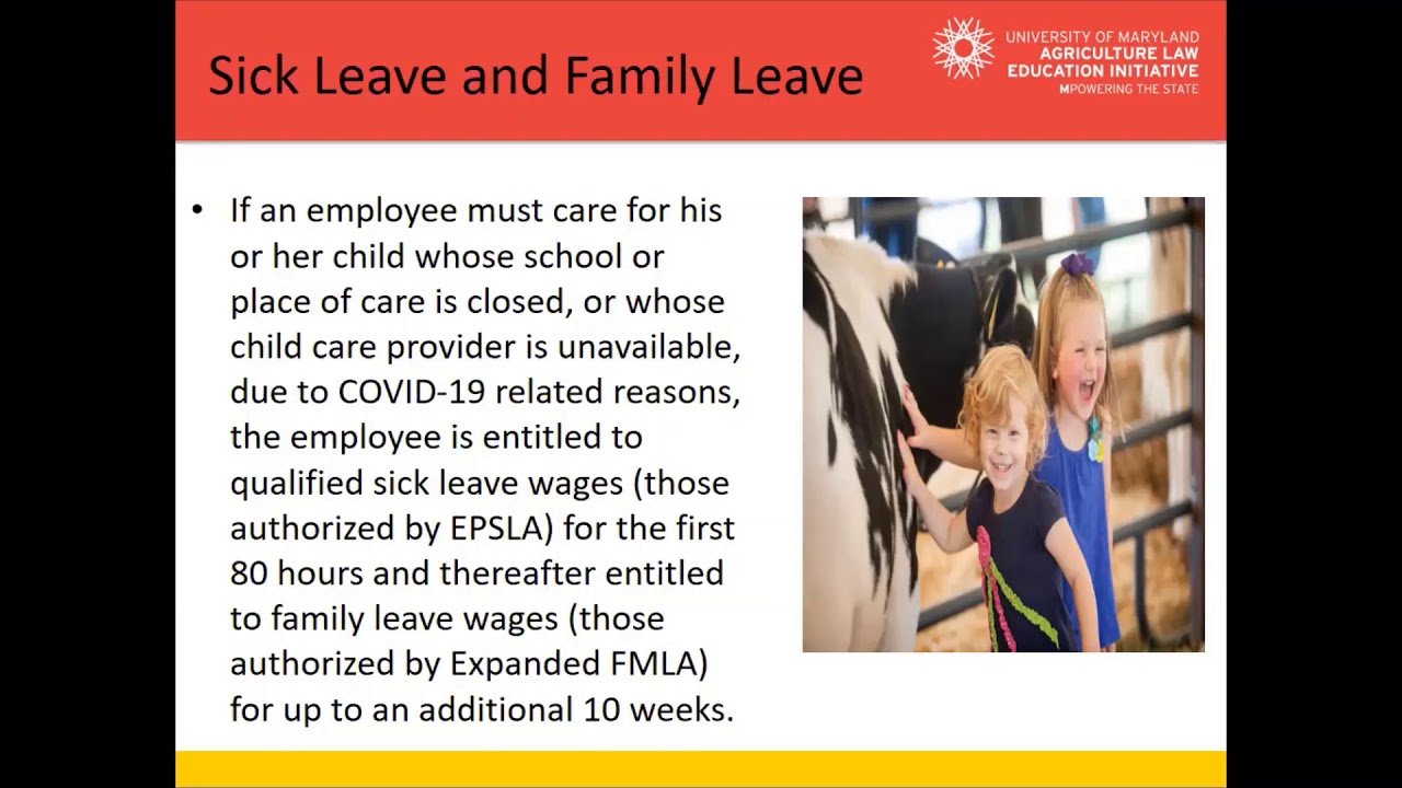 Farmer Resources COVID-19: Paid Sick Leave
