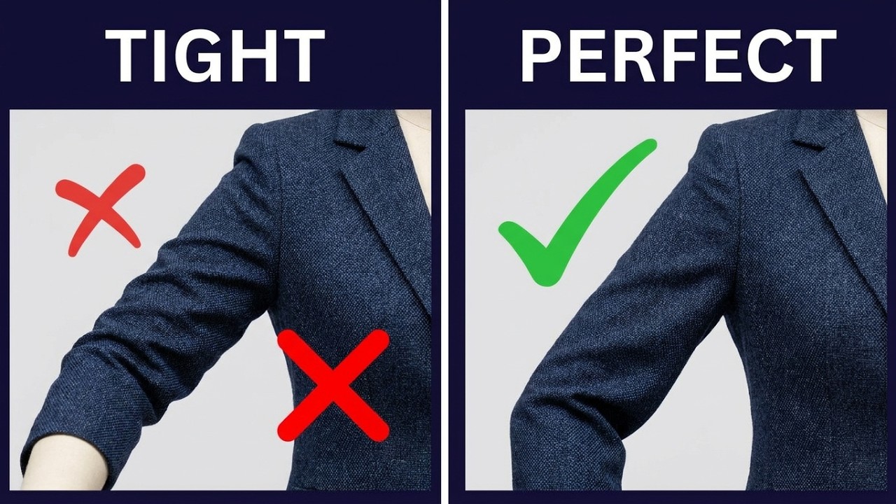 👉 Why Are My Sleeves Always Tight? | The Couture Two-Piece Sleeve Drafting Technique #pattern 