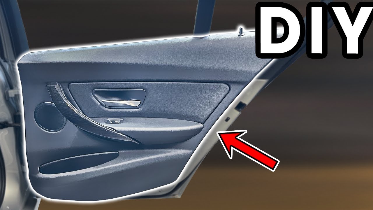 Снятие панели задней пассажирской двери BMW 320I 2012–2019 своими руками | Как снять дверные пане...