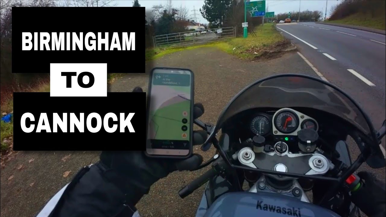 RIDE FROM BIRMINGHAM TO CANNOCK ZX7R MOTOVLOG UK #motorcyclevlog #bikelife #birmingham #kawasaki