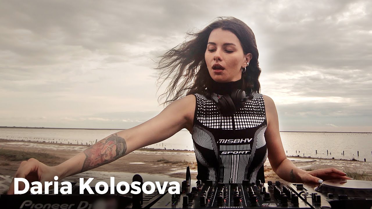 Daria Kolosova - Live @ Radio Intense, Henichesk lake, Ukraine 2021 / Techno DJ Mix 4K