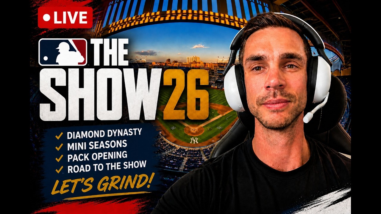 Live Gameplay MLB The Show 26 Grind Diamond Dynasty & RTTS