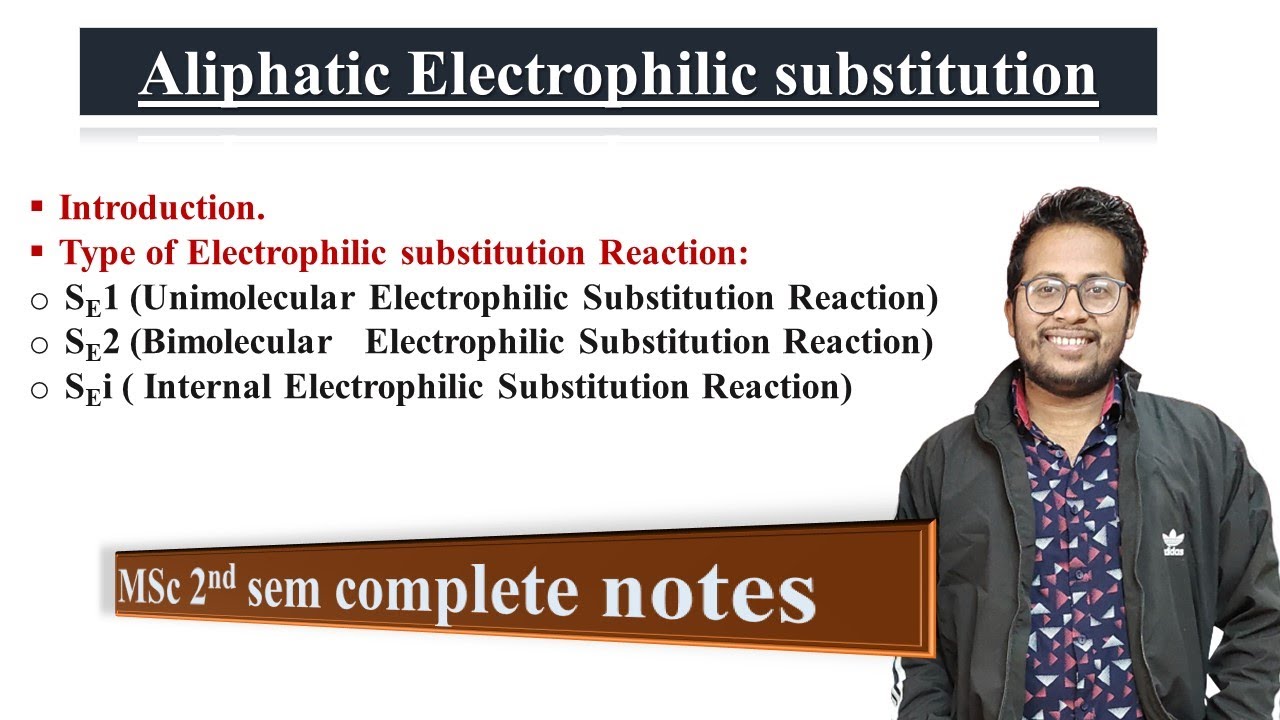 Aliphatic Electrophilic Substitution Reaction#csirnet #gate #jam #msc