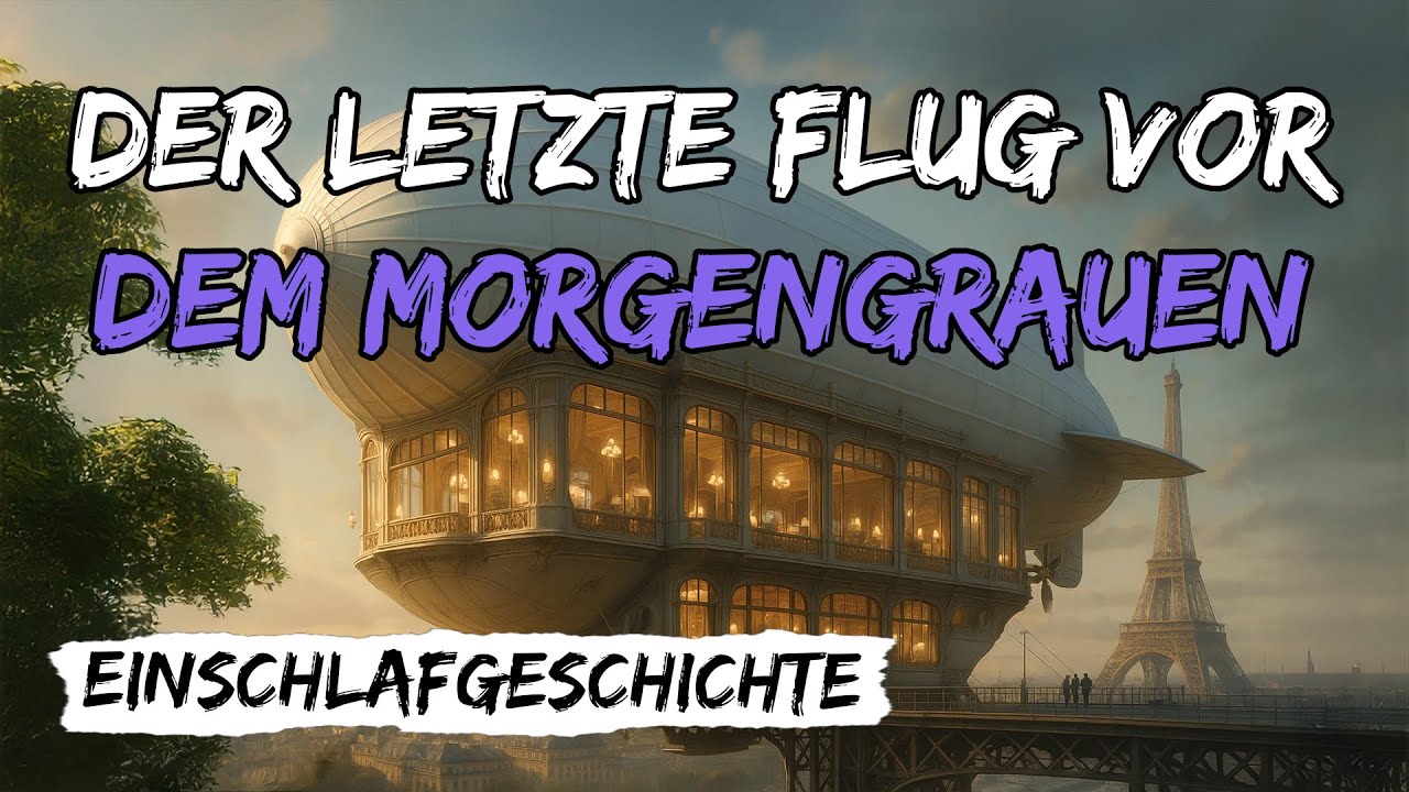 Der letzte Flug vor dem MorgengrauenㅣGeschichte zum einschlafenㅣ Lautlos durch die dunkle Nacht