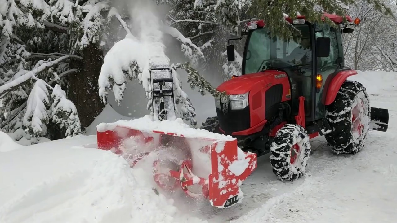 17 Snow blowing January 18th. A foot of heavy snow.