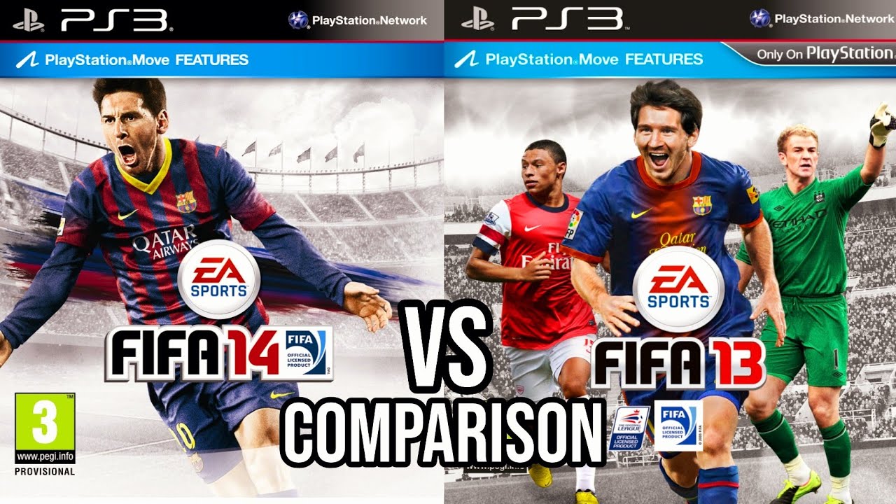 FIFA 14 VS 13 PS3