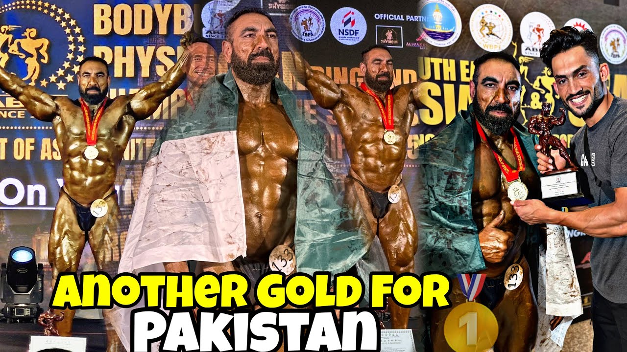 Ijaz Ahmad Has Created History At The Age Of 53 | Mr Asia 2025 | Gold In Master Category 50-60🔥