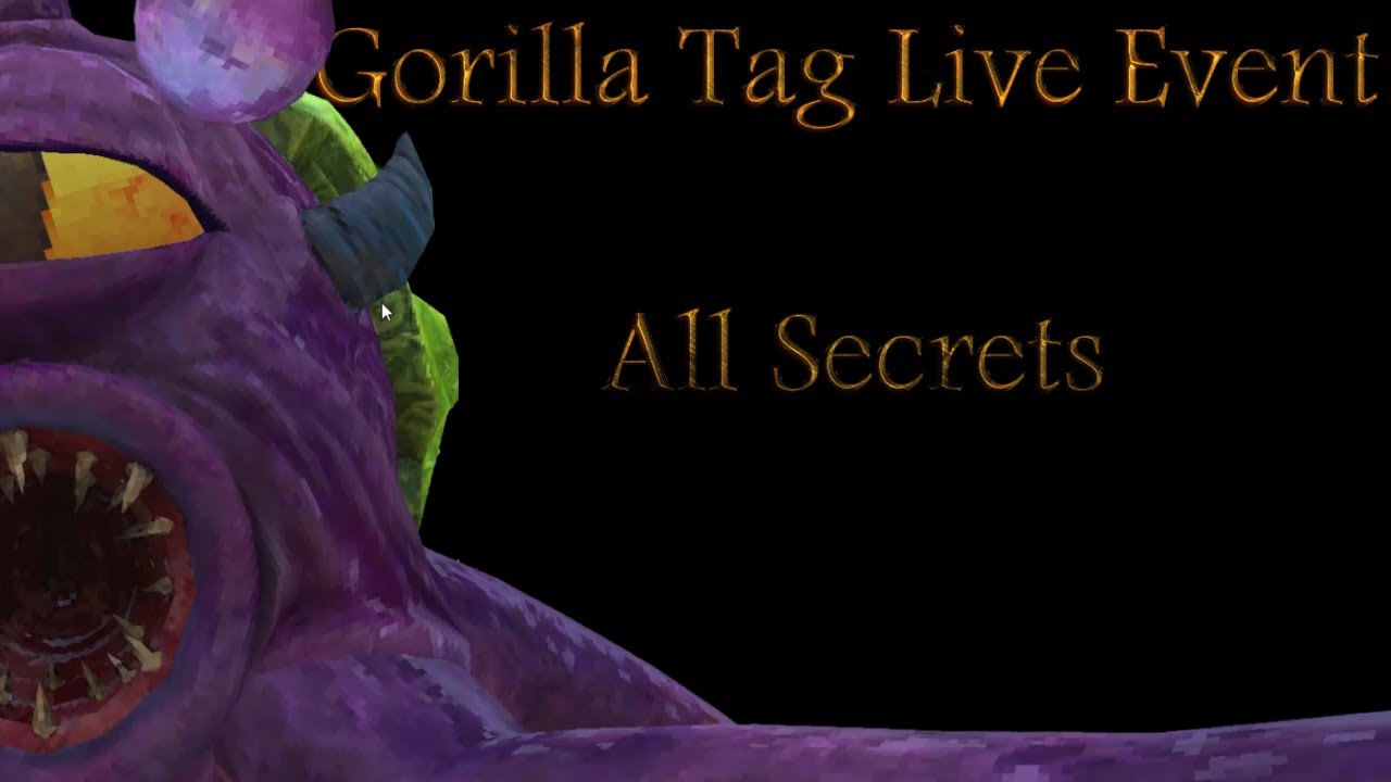Gorilla Tag Live Event- All Secrets!