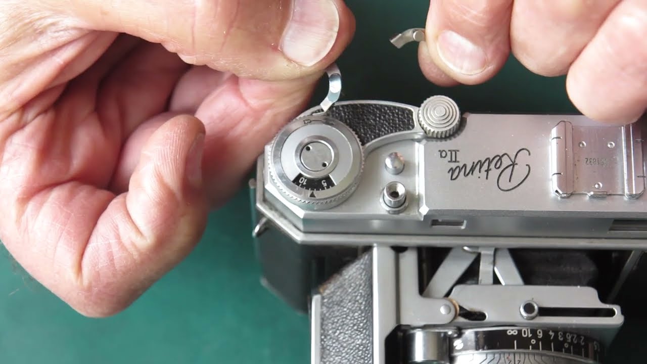 Kodak Retina frame counter spring repair