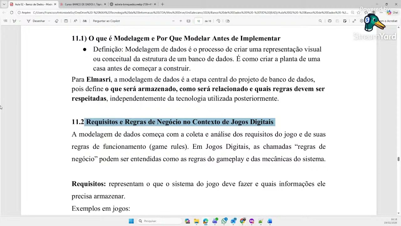 Aula 03.1 - Introdução a Banco de Dados - Editada