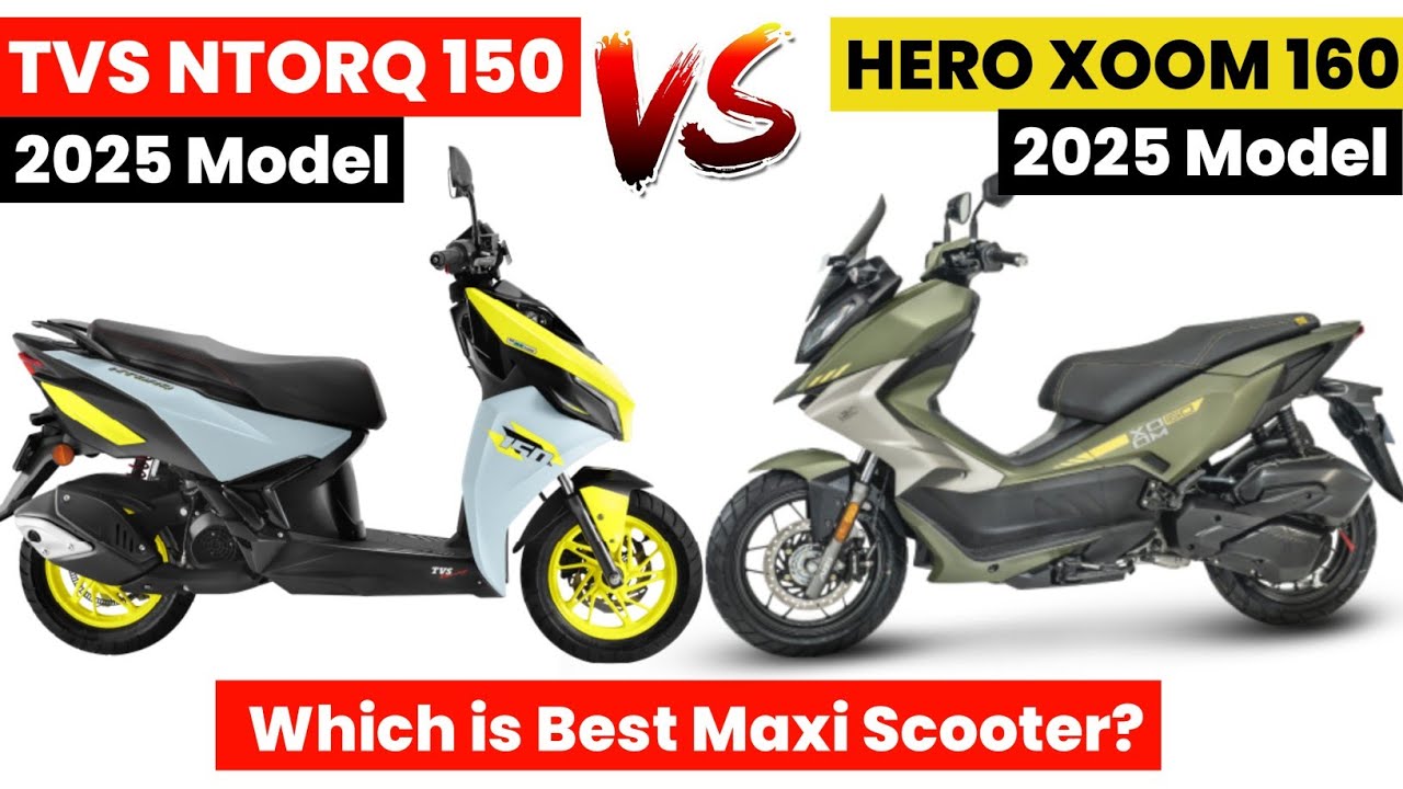 Tvs Ntorq 150 Vs Hero Xoom 160 🔥 | Full Comparison | Price | Features | All Details