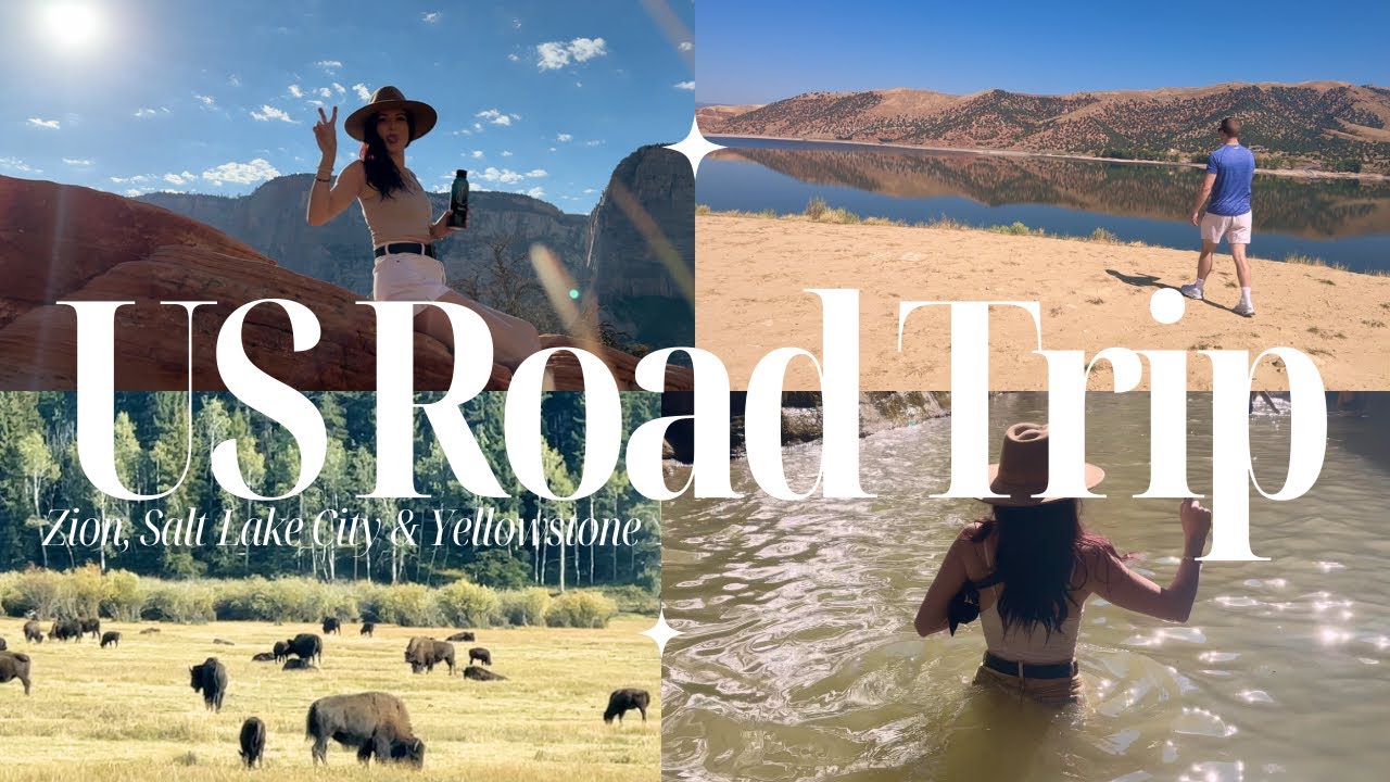 US ROAD TRIP 🇺🇸 || Zion, Salt Lake City & Yellowstone || Part 1