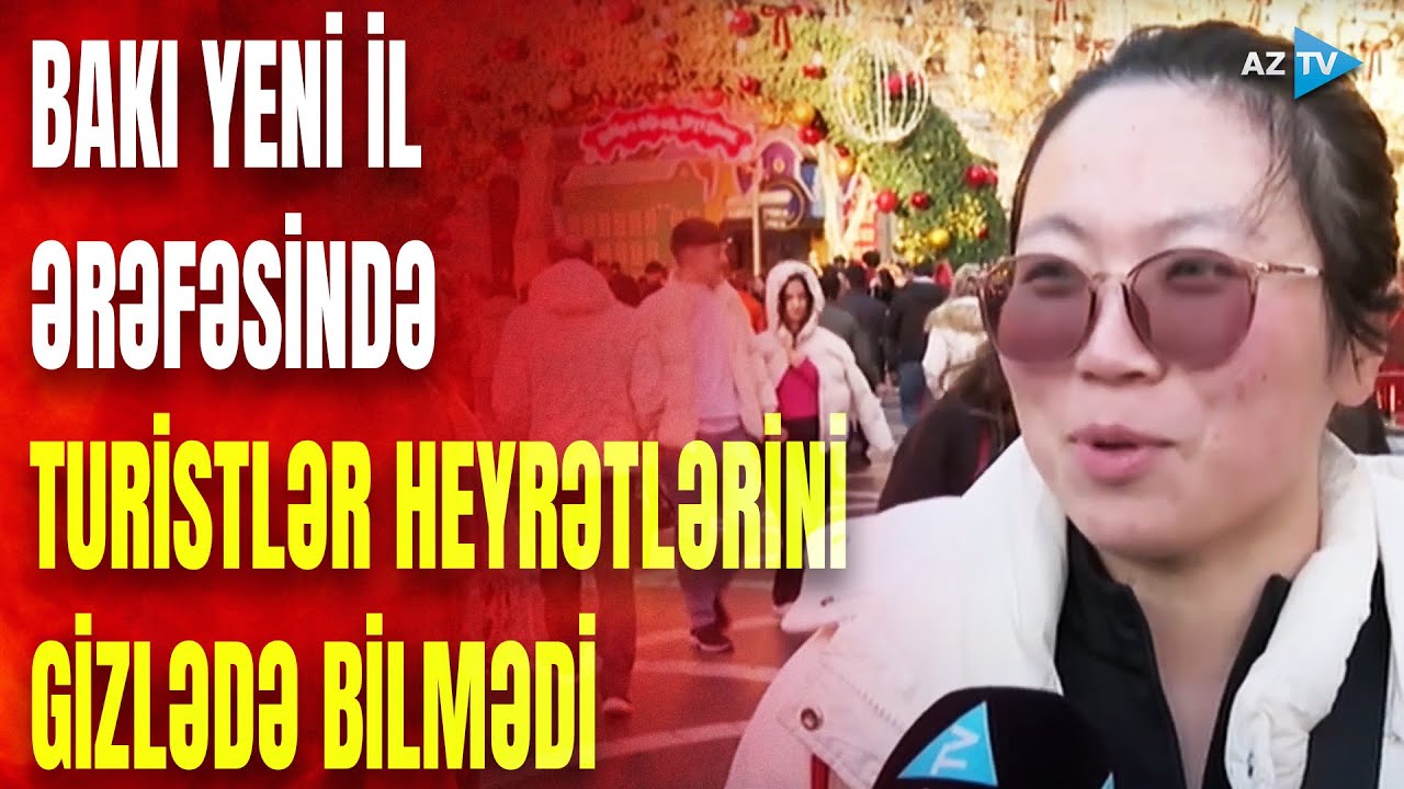 Bakı yeni il ab-havasında: paytaxtın gözəlliyi turistləri heyran qoydu – GÖRÜNTÜLƏR