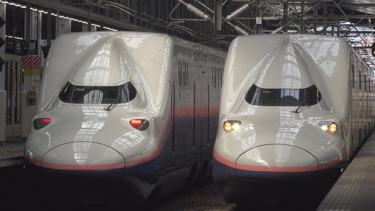 新潟駅発着・分割する Ｅ４系Ｍａｘときを撮ってみた（２０１９年６月）[4K]