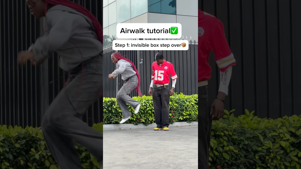 Air walk made easy #funk #remix#airwalk #tutorial #dance #shortsfyp #slickback