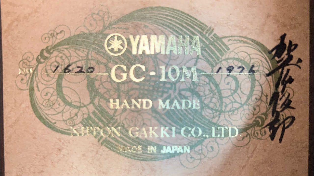 Siêu phẩm rất hiếm Yamaha GC-10M tem nhũ vàng full solid giá chỉ 12 triệu. Âm thanh cực phẩm lun ạ