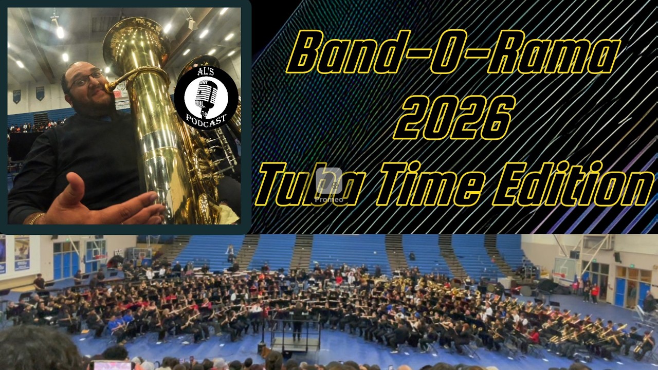 Tuba Player at Band-O-Rama 2026 | Huge Combined Band Finale