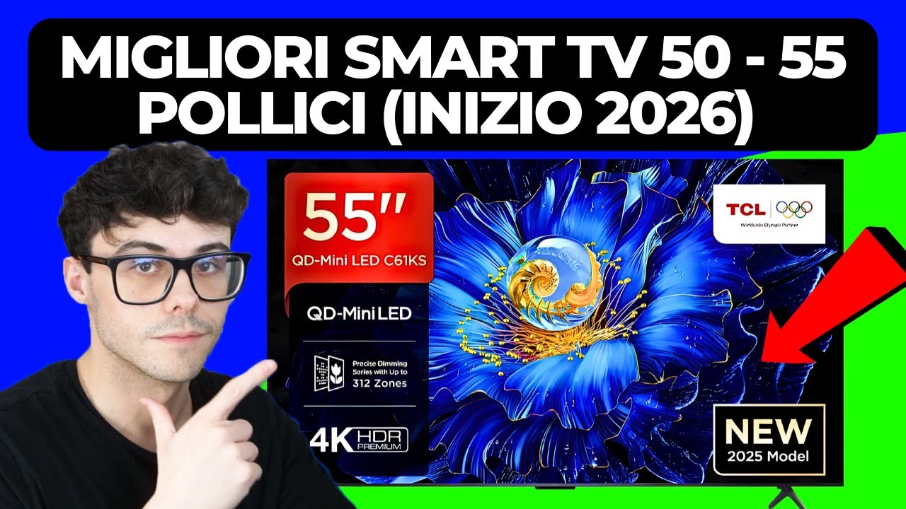 MIGLIORI TV 50 E 55 POLLICI DEL 2025 - QUALE SCEGLIERE (DICEMBRE 2025)