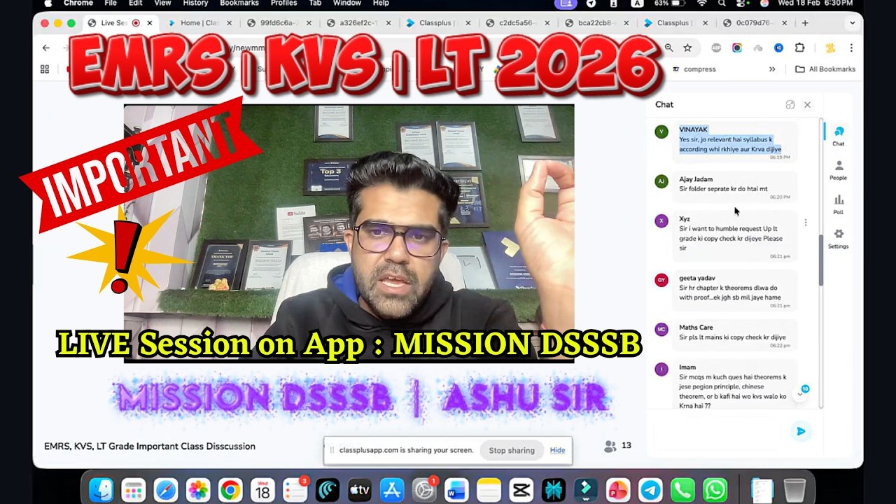 Live EMRS | KVS | LT Grade Maths Discussion Class on App - MISSION DSSSB