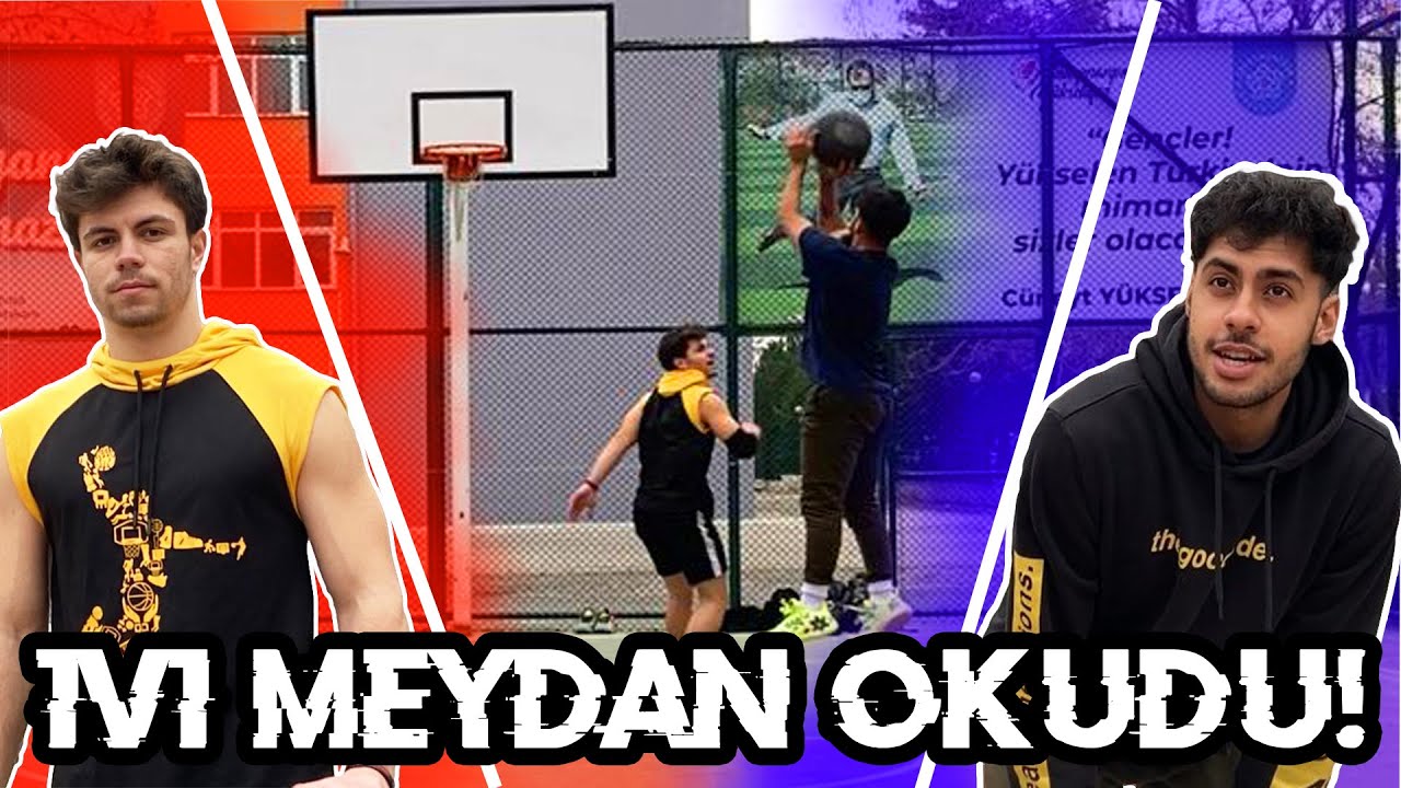 Yunanistanlı ÇOCUK BANA MEYDAN OKUDU  ! 1v1 Basketbol Maçı