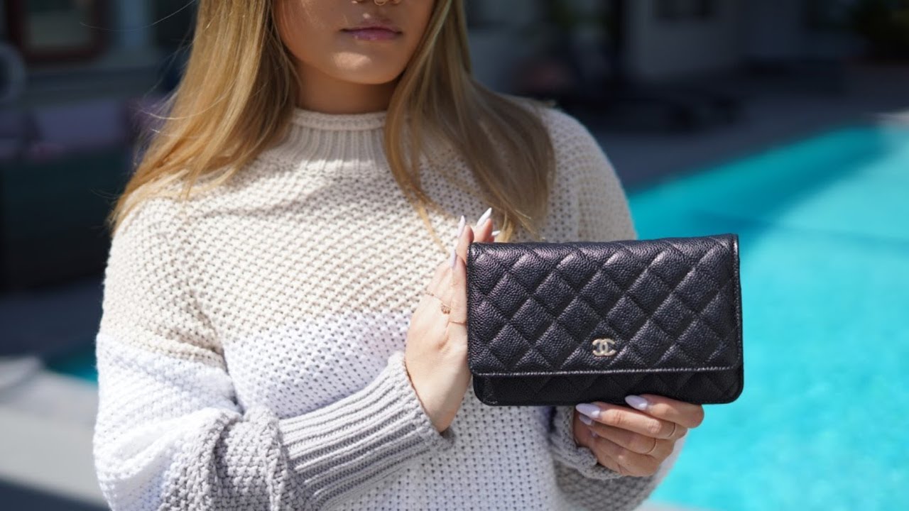CHANEL WALLET ON CHAIN / unboxing / first Chanel 😍