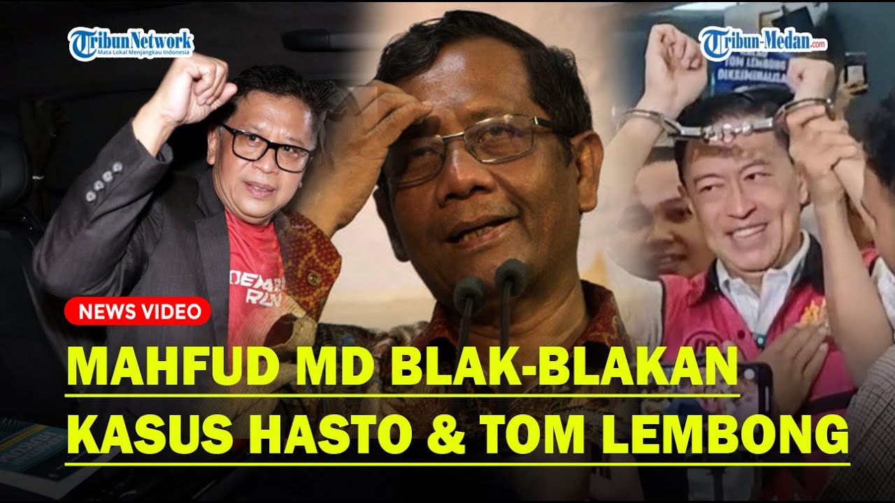 HASTO PDIP & Tom Lembong Bebas, Gegara Dipaksakan Karena Pesanan Politik❓