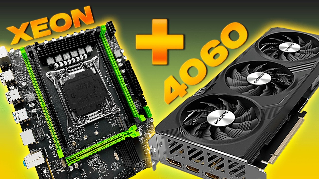 ¿Puede un Xeon VIEJO manejar una RTX 4060 en JUEGOS MODERNOS? 🤔