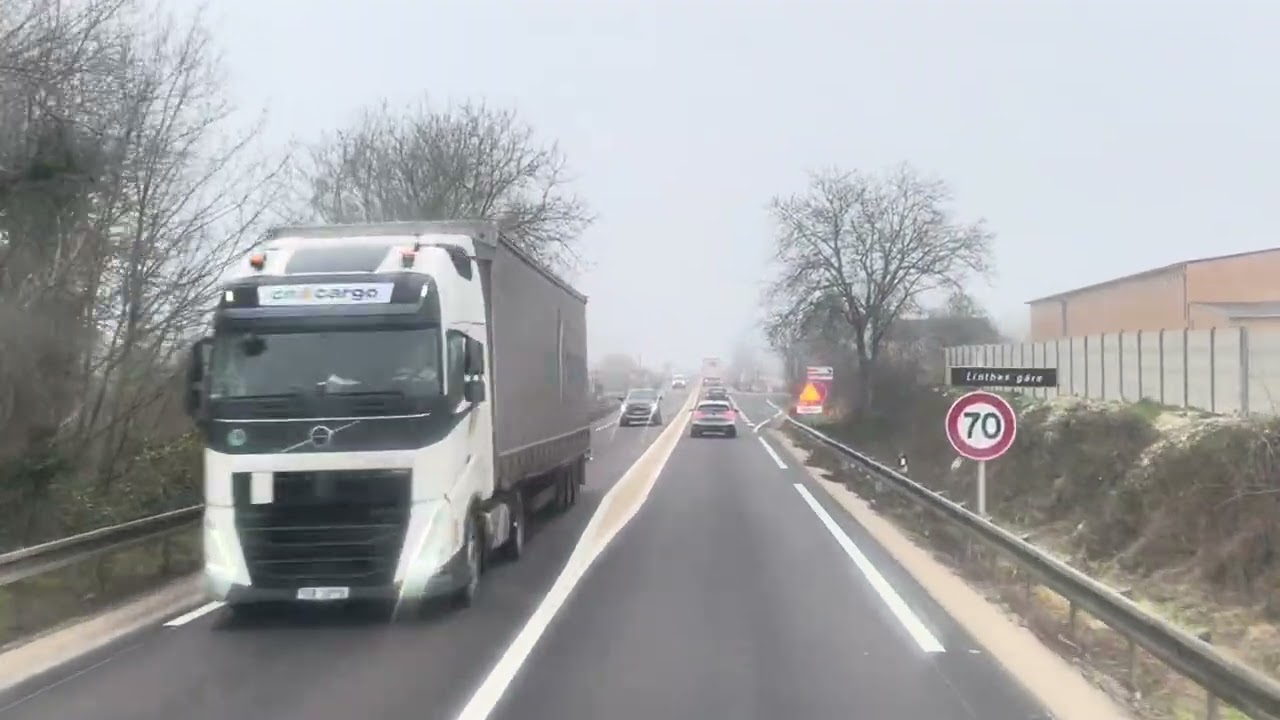 Nationale 4,Total Mœurs,Vitry,Nancy,Total Anthelupt Luneville en camion 
