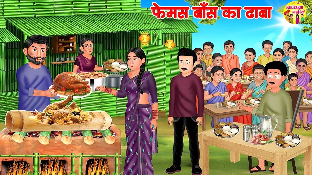 Kahani -फेमस बाँस का ढाबा | Famous Bamboo Dhaba | Hindi Kahaniya | Hindi Moral Stories | Hindi Story