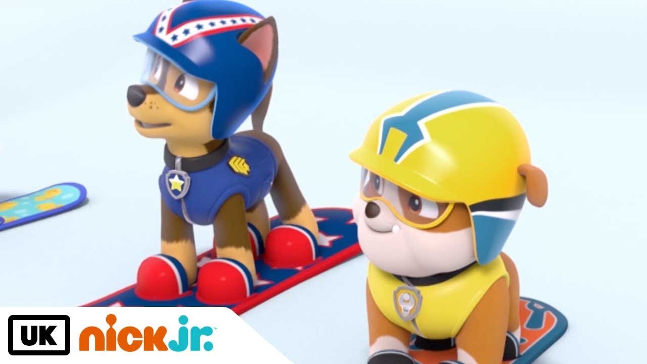 Paw Patrol | Pups Save A Snowboard Competition | Nick Jr. UK