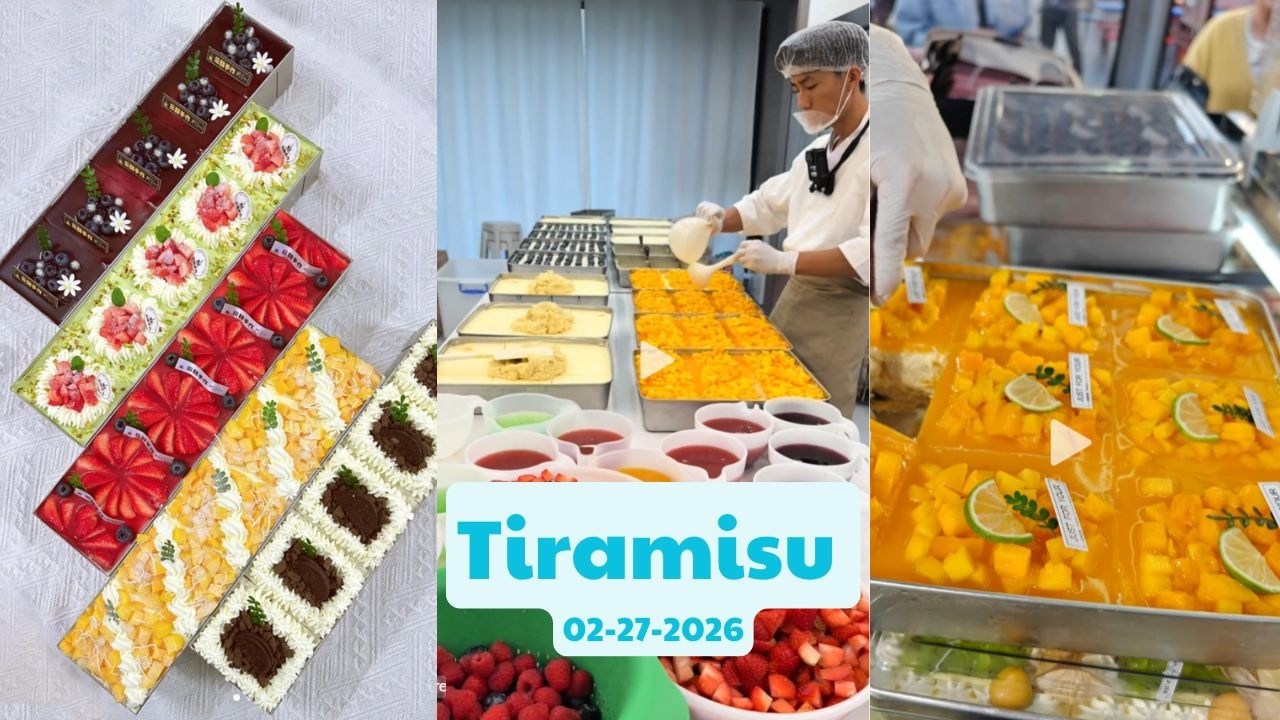 Zhang Xiu Long’s Tiramisu Stall-02272026 #tiramisu #cake #dessert #beautifulcakes