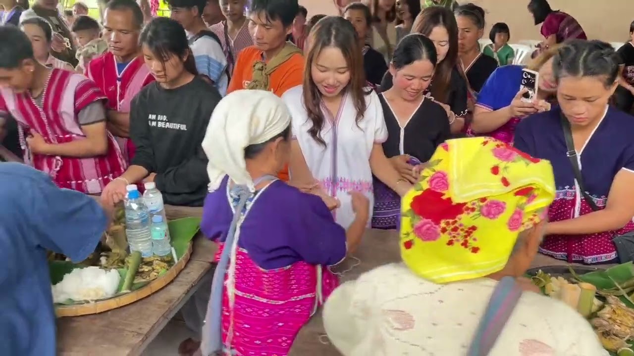 กี้จือลาขุ :ผูกข้อมือ บ้านปางส่างคำ