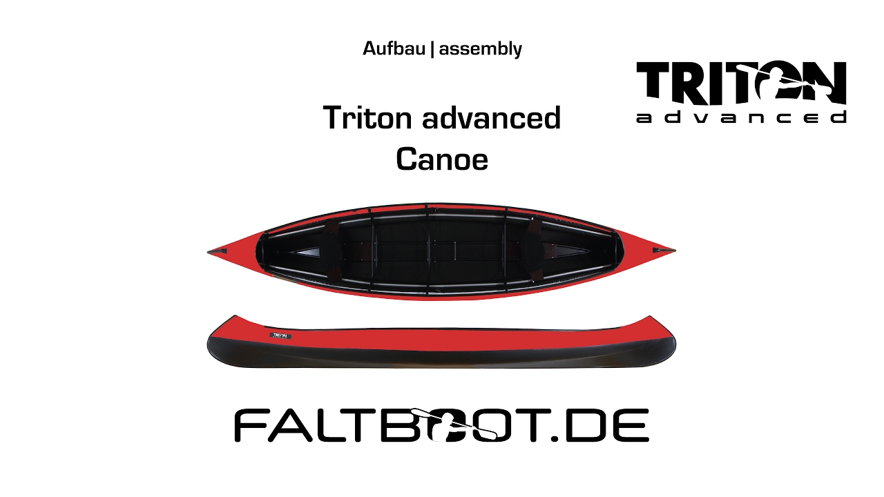 Triton advanced Canoe Faltboot Aufbau