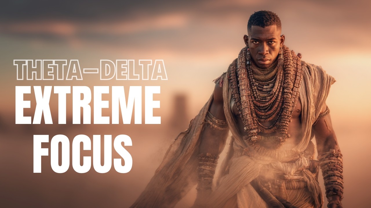 Theta–Delta Brainwaves ✨Afro Tech Ritual Drums for Extreme Focus & Embodied Trance