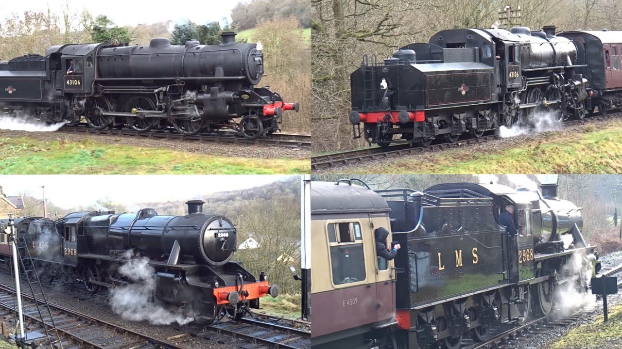 Severn Valley Railway Winter Steam Gala! 6th and 7th January 2024, final runs for 43106 
