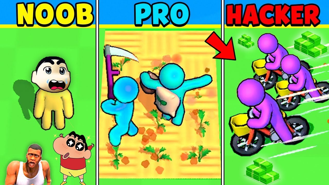 SHINCHAN Opened BIGGEST FARM to make MILLIONS in FARM MERGE (PART 2) with CHOP
