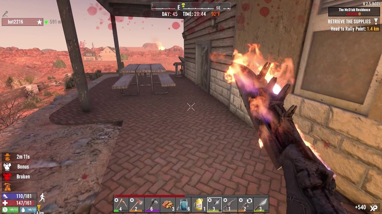 7 Days To Die Server Part 23 Finishing Desert Biome Challenges