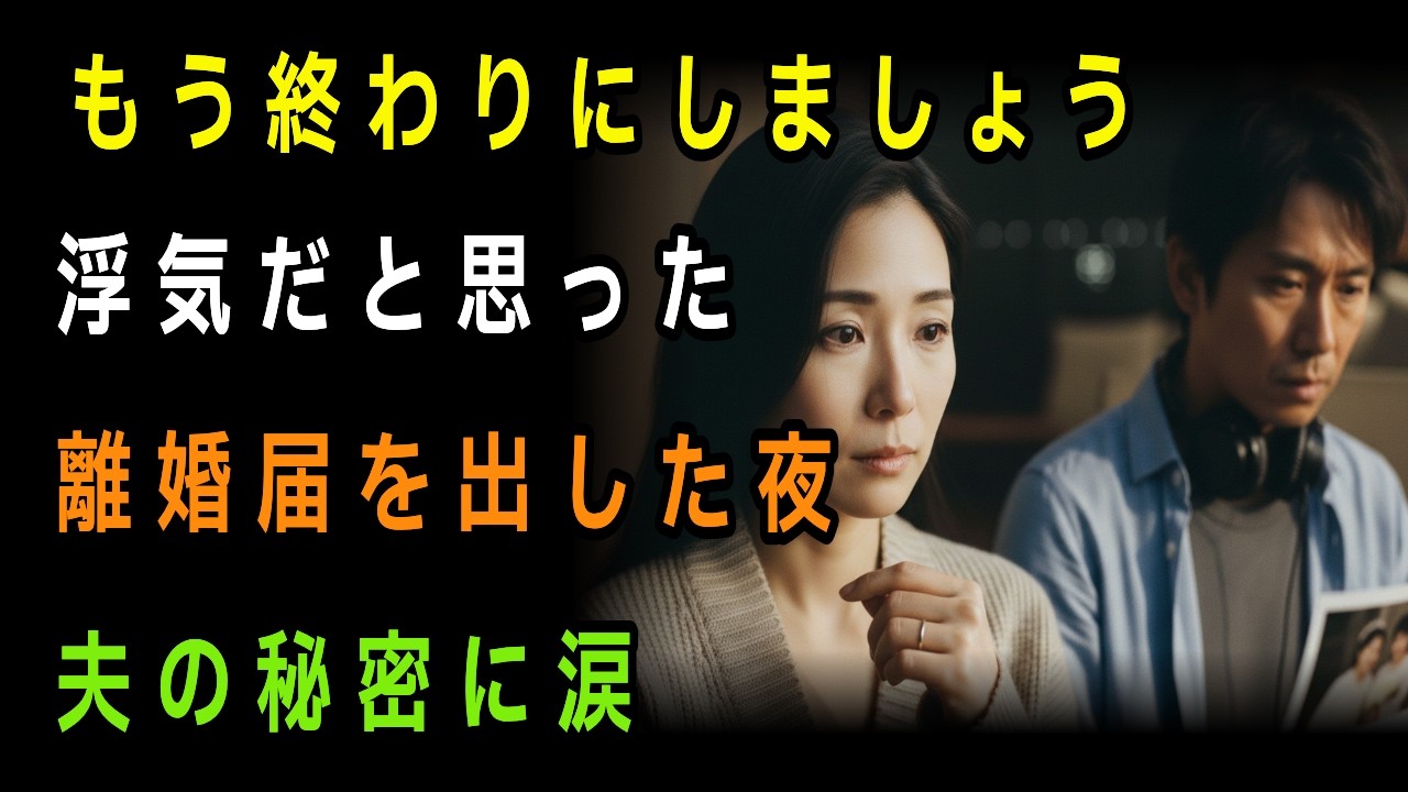 夫が隠し続けた「一番幸せな音」。その正体に涙が止まらない。