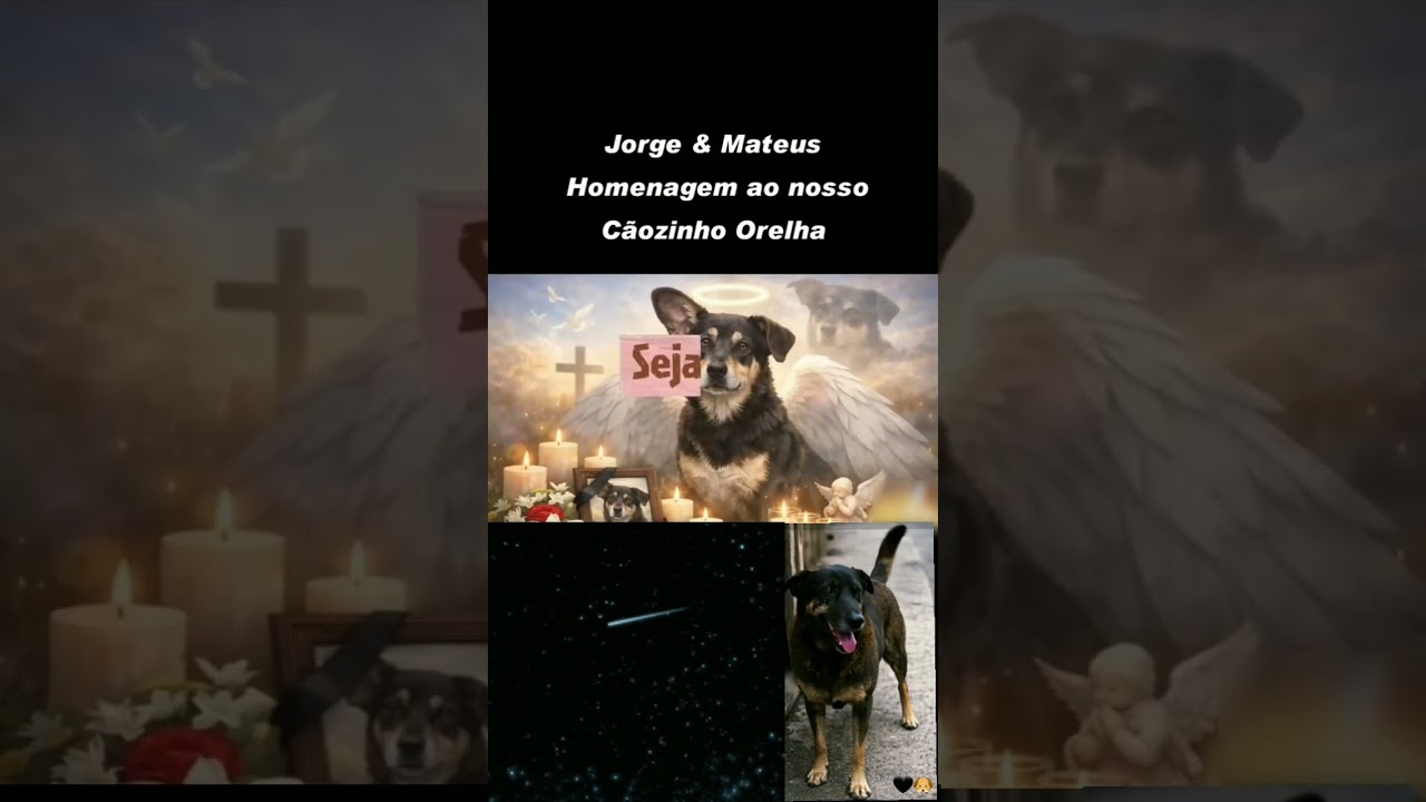 Homenagem ao nosso querido e saudoso cãozinho orelha🐶