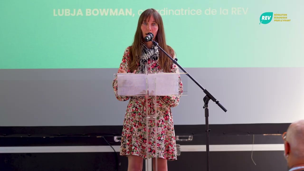 La REV, l'avenir de l'écologie : discours d'Azelma Sigaux, porte-parole | UniREVcité 2025