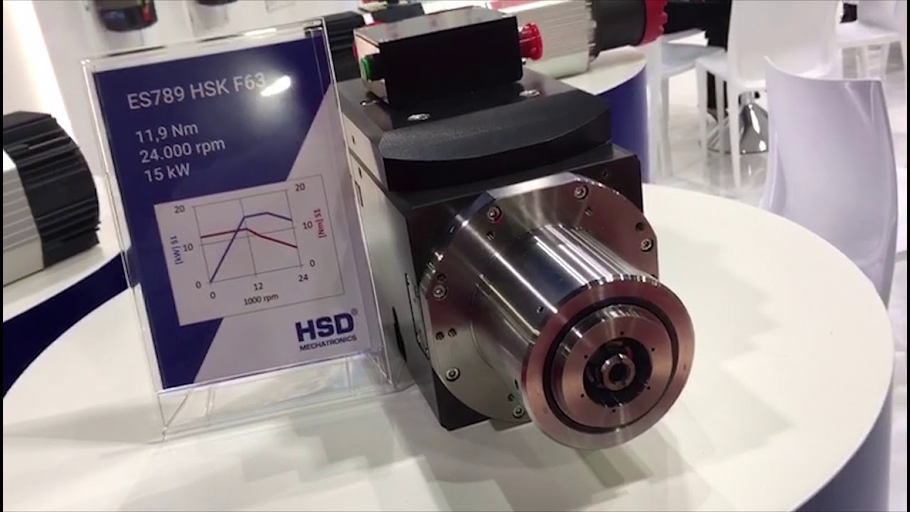 HSD at IWF Atlanta 2018 - Electrospindles ES950/951 Industry 4.0 Ready to Use