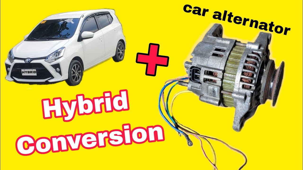 Turn your car into hybrid using alternator motor