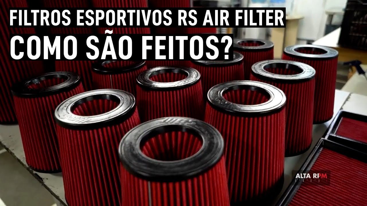 Como é feito um filtro de ar esportivo? Como Funciona na @RS Air Filter