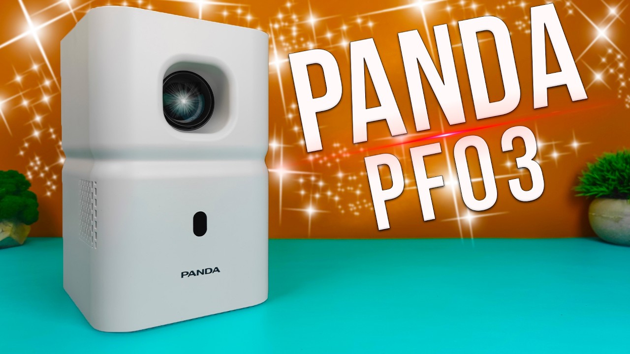 PANDA PF03 - НЕДОРОГОЙ МИНИ ПРОЕКТОР С ANDROID, Wi-Fi 6, IP5X и поддержкой вывода Изображения в 4К .