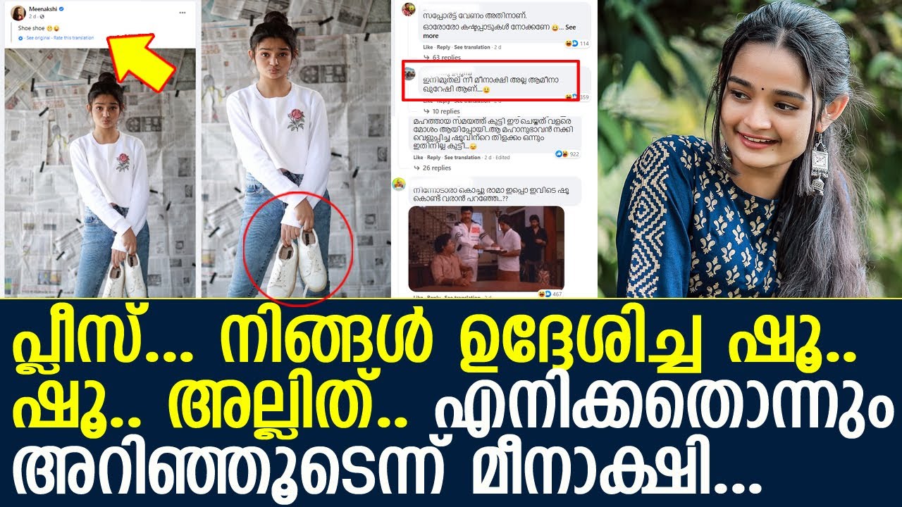 മീനാക്ഷിയുടെ പോസ്റ്റില്‍ ട്രോളന്മാരുടെ വിളയാട്ടം l Meenakshi