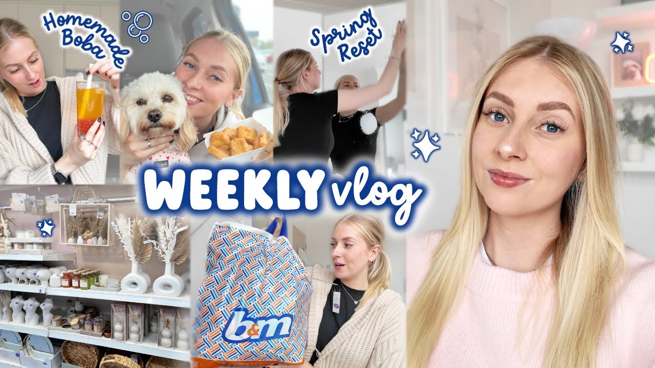 B&M shop with me & spring reset 🌷