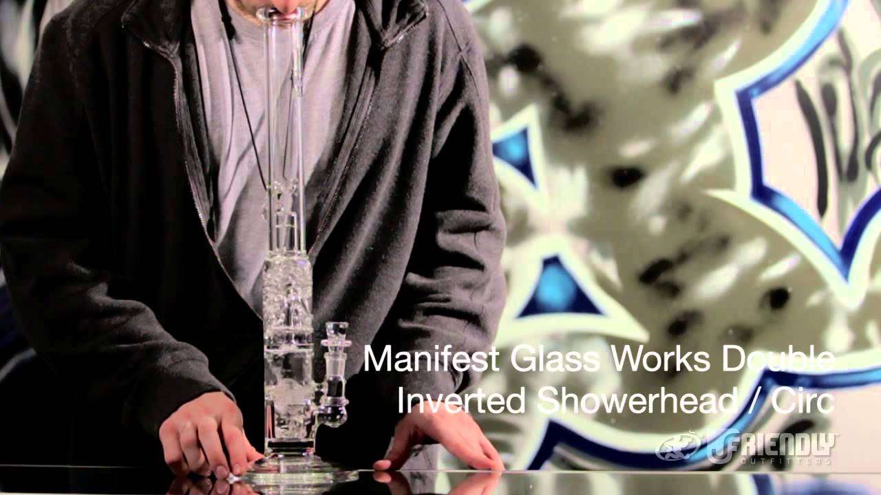 Manifest Glass Works | Inverted Showerhead / Circ
