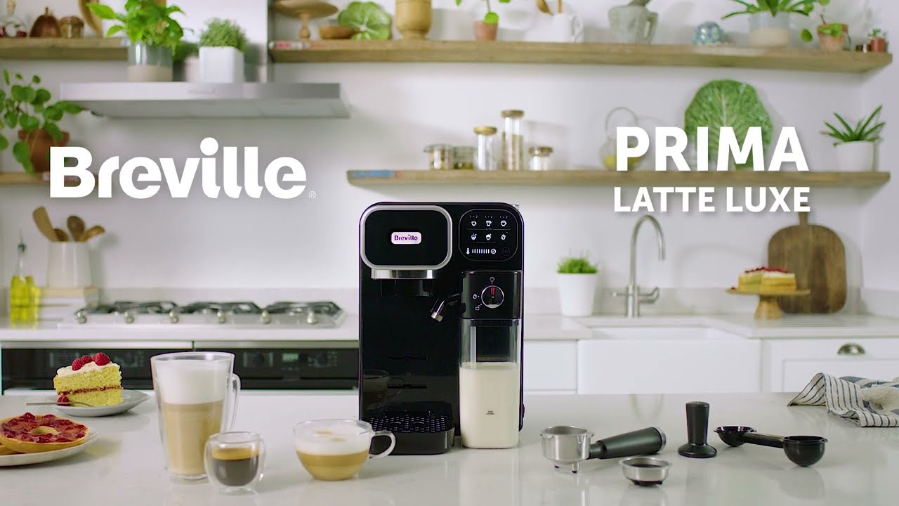 Breville Prima Latte Luxe One Touch Espresso Maker VCF166