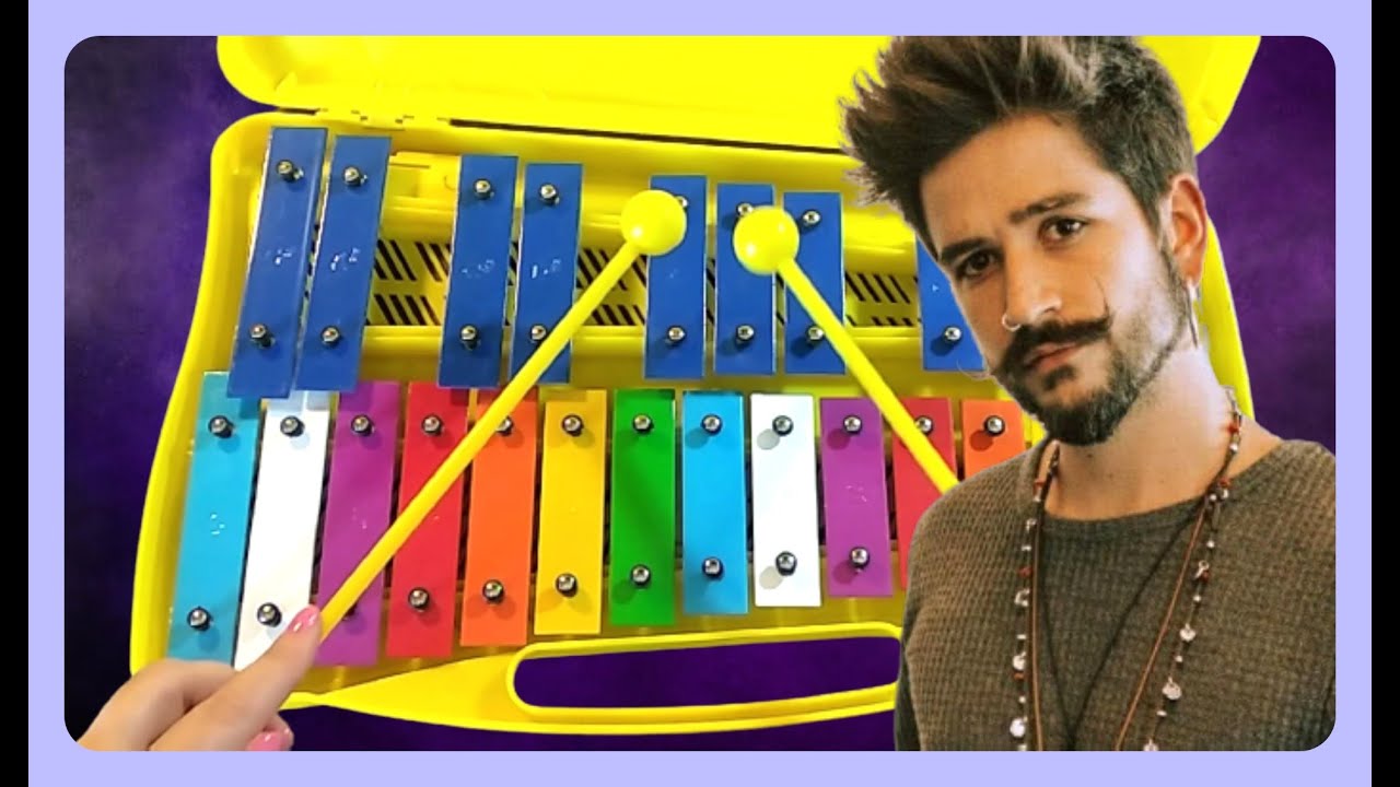 Camilo, VIDA DE RICO en Metalófono | Xilófono  💥 Notas Musicales
